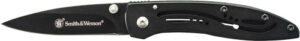 S&W KNIFE BLACK BLADE 3" BLADE