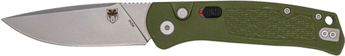 COBRATEC RECON PUSH BUTTON - AUTO 3.12" OD GREEN G10