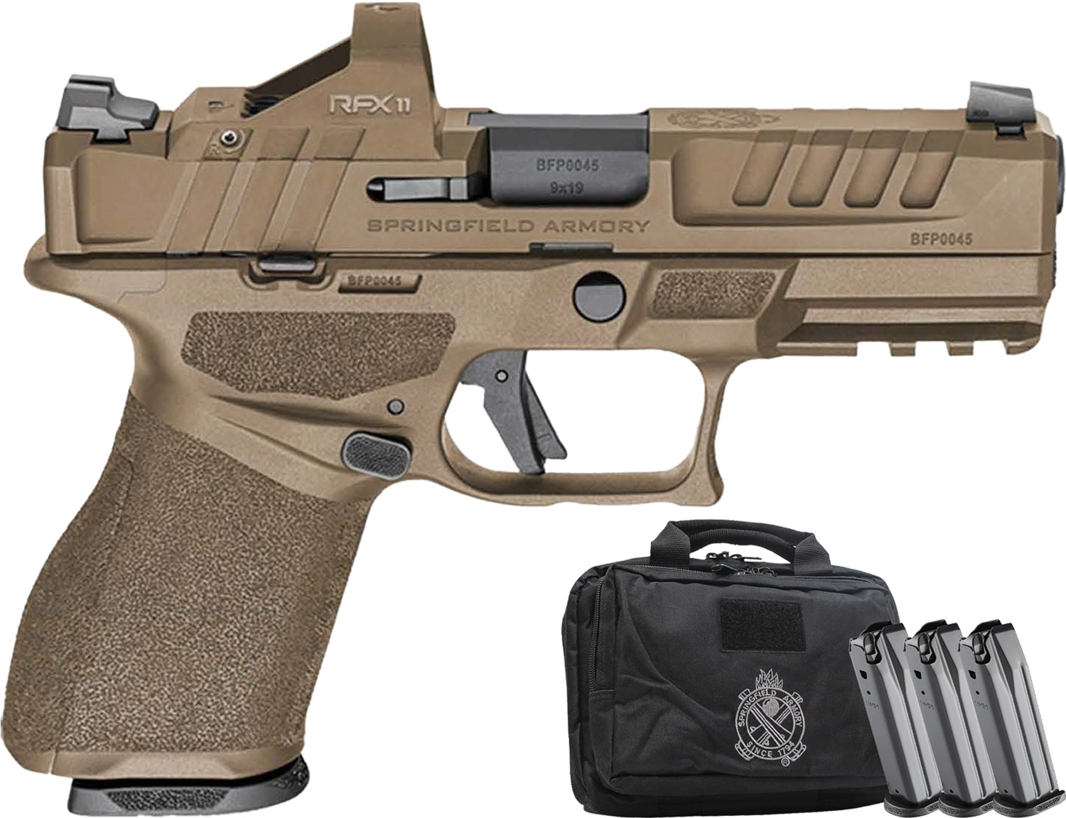 Springfield Armory Echelon 9mm 10rd FDE Semi-Auto Pistol