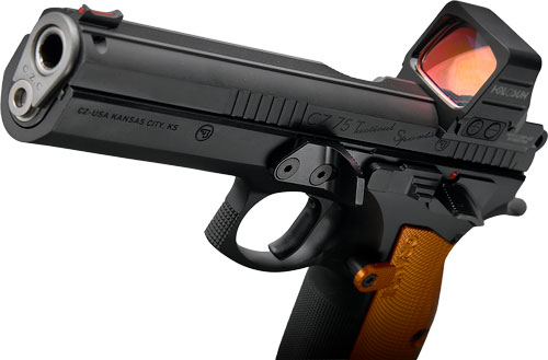 CZ Custom TS Orange 9mm 5.2" 19rd Semi Auto Handgun
