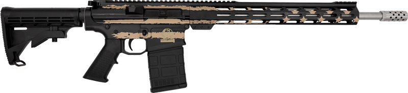 Great Lakes AR-10 Rifle .308 Win 18" Desert Flag
