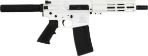 Great Lakes AR15 Pistol .223 Wylde 7.5" Nitride Barrel White
