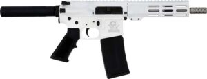 Great Lakes AR15 Pistol .223 Wylde 7.5" Stainless White