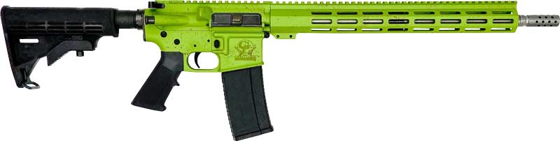 Great Lakes AR15 Splatter .223 Wylde 16" Barrel Zombie Green