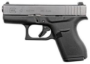 Glock 42 .380 ACP Semi-Auto Pistol - 6 Round, Black