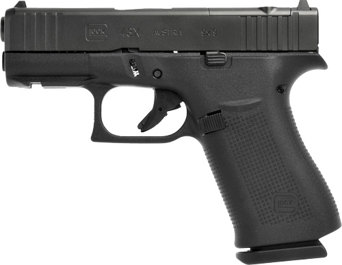 Glock 43X MOS 9mm Luger Semi-Auto Pistol - Black