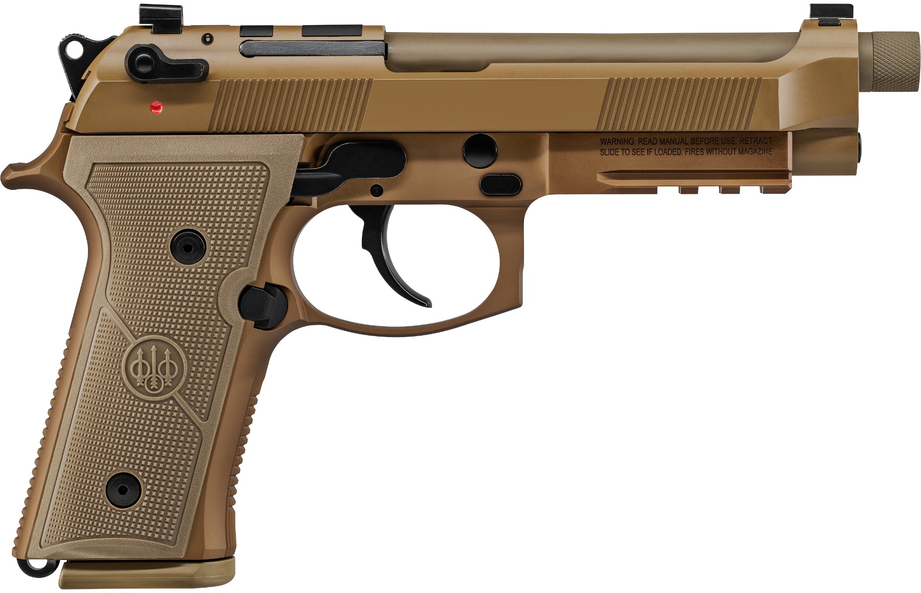 Beretta M9A4 G 9mm Semi-Auto Pistol, FDE, 18+1 Rounds