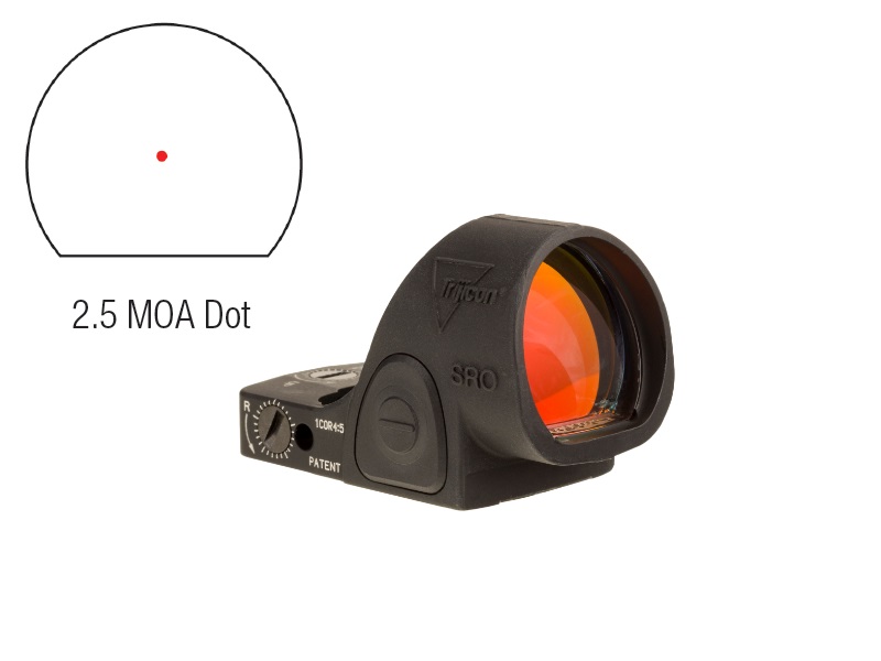 Trijicon SRO Adjustable 2.5 MOA Red Dot Sight