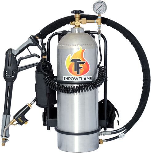 Throwflame X15 Flamethrower - Brushed Aluminum