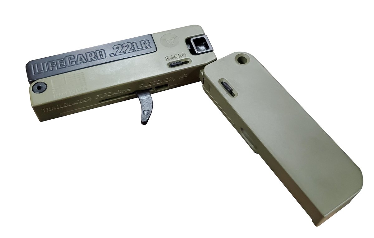 Trailblazer Firearms LifeCard .22 LR Handgun Bazooka Green