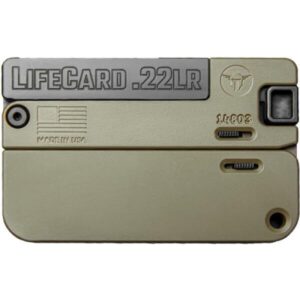 LifeCard .22 LR Single Action Pistol - Noveske Bazooka Green