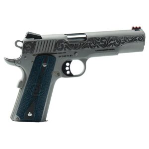 Colt Engraved Competition .45 ACP Stainless Steel Handgun