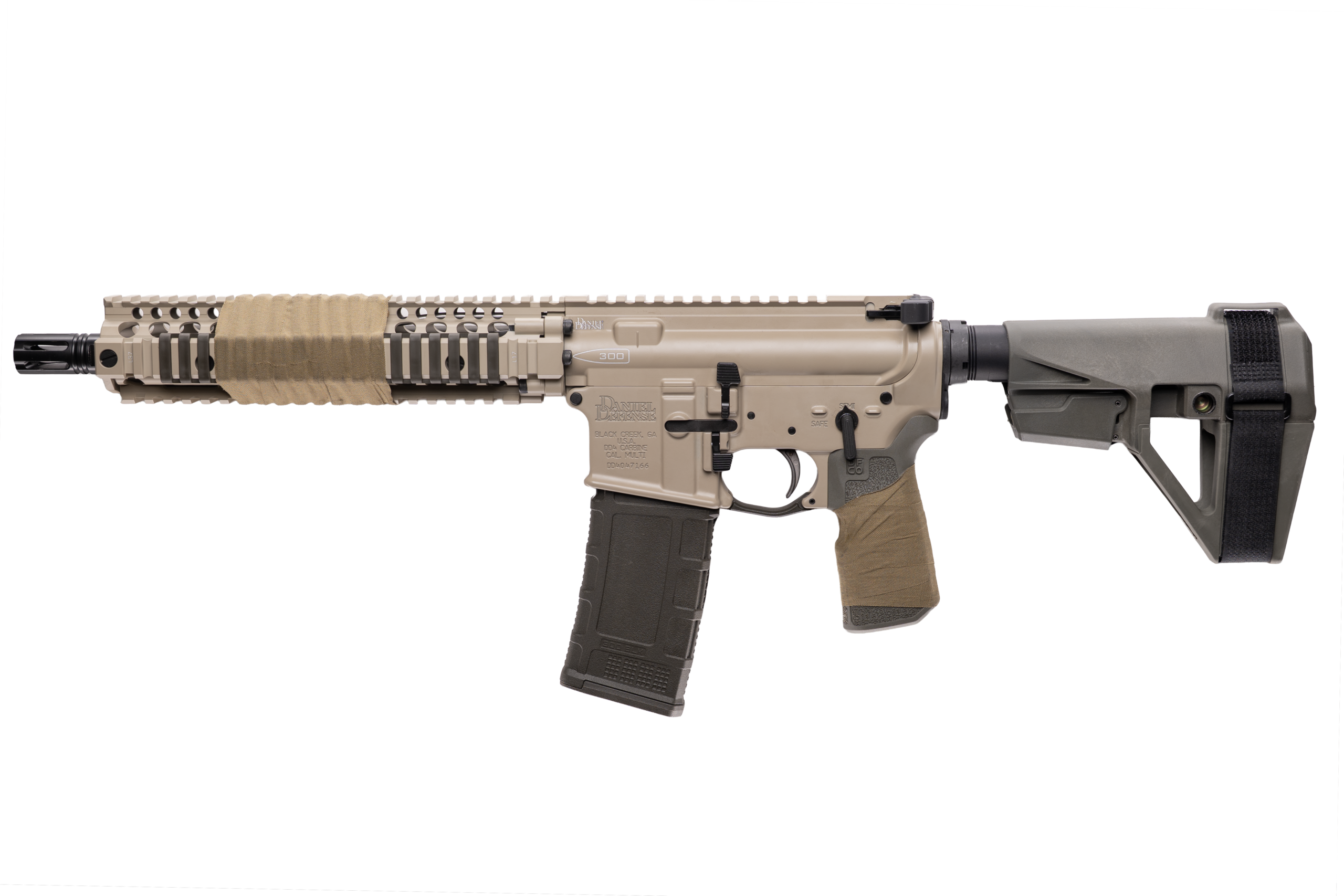 Daniel Defense MK18 Elite 300BLK Pistol 10.3" FDE/ODG