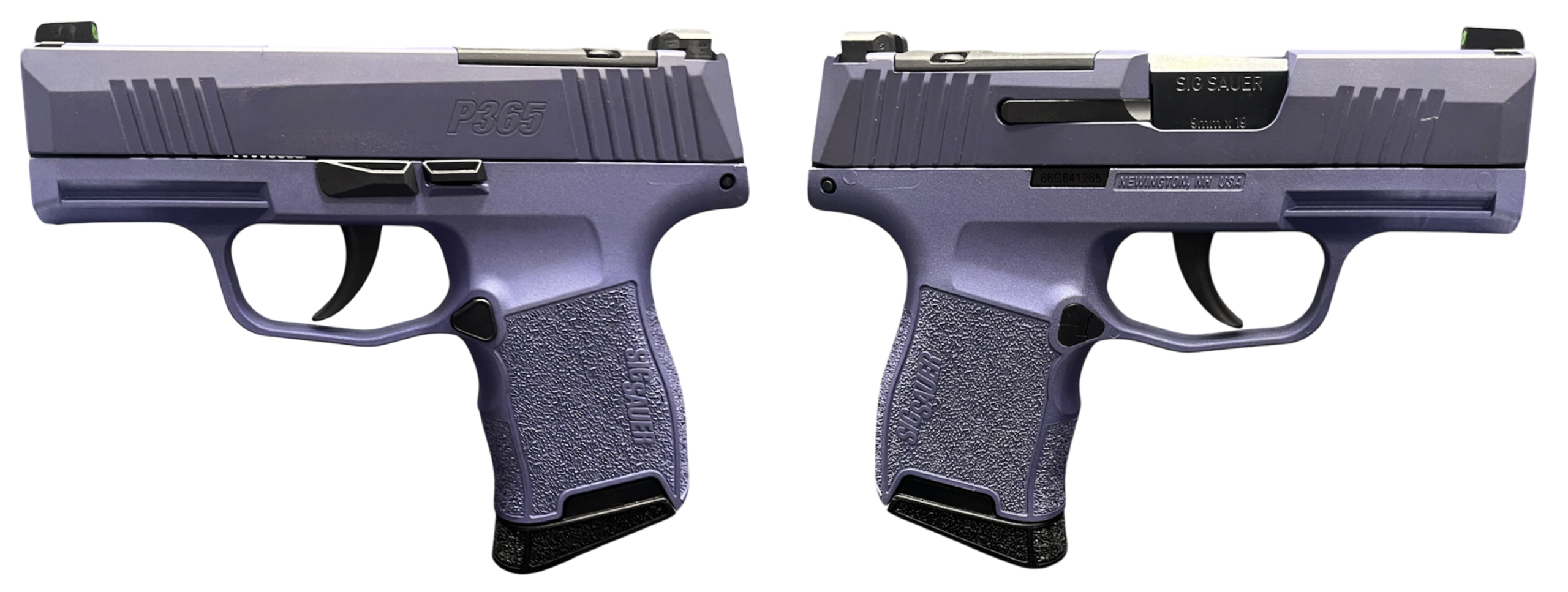 SIG Sauer P365 9mm Optic Ready Two-Tone Purple Pistol