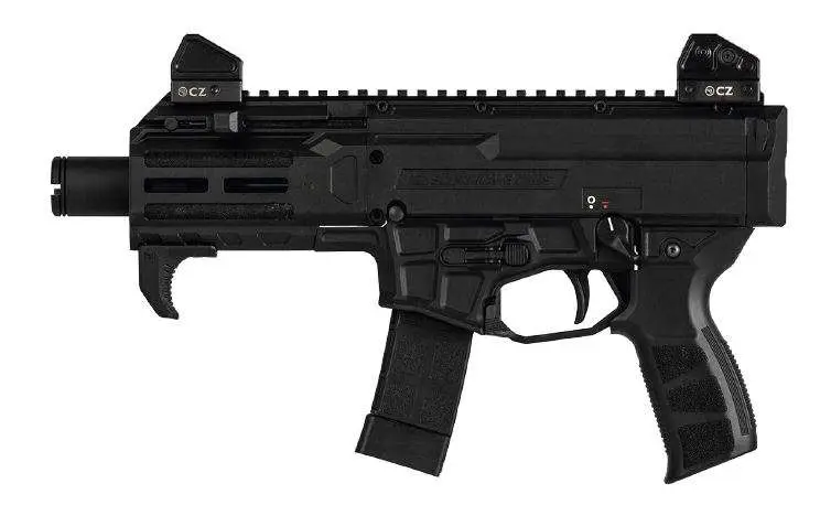 CZ Scorpion 3 Plus Micro 9mm Pistol with 5 Magazines