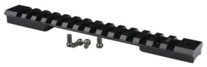 Warne 7672M Mountain Tech Tactical Rail Black Anodized Aluminum, Fits HS Precision/Bergara Premier/Remington 700 Long Action, 0 MOA