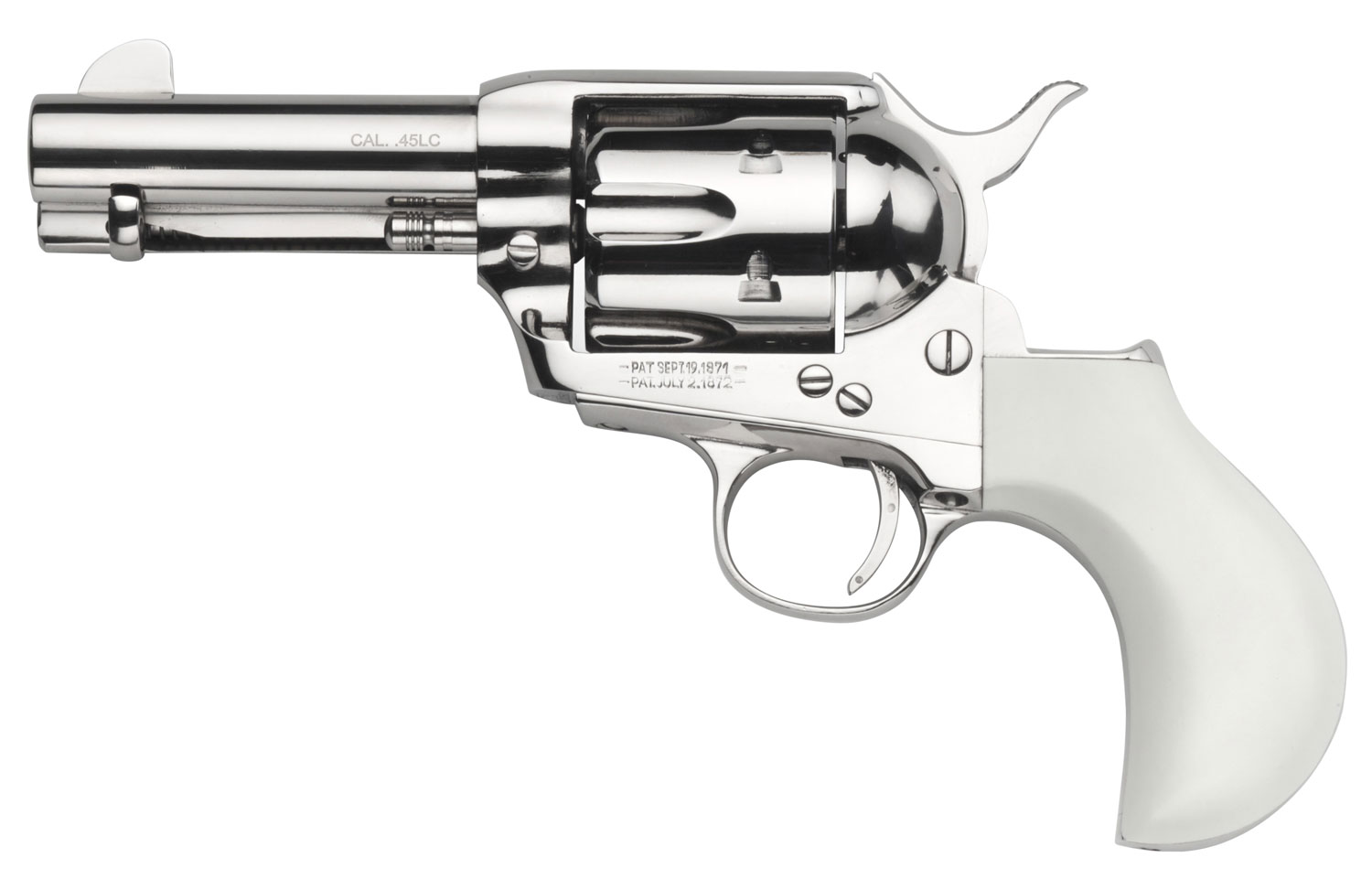 Taylors & Company 1873 Cattleman .45 Colt Revolver, Nickel