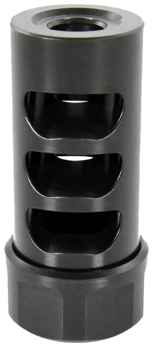 American Precision Arms G2M1230N Gen 2 Micro Bastard Self Timing Brake Black Nitride Stainless Steel with 1/2"-28 tpi Threads, 1.86" OAL, & .750" Diameter for 30 Cal AR-Platform & Hunting Rifles