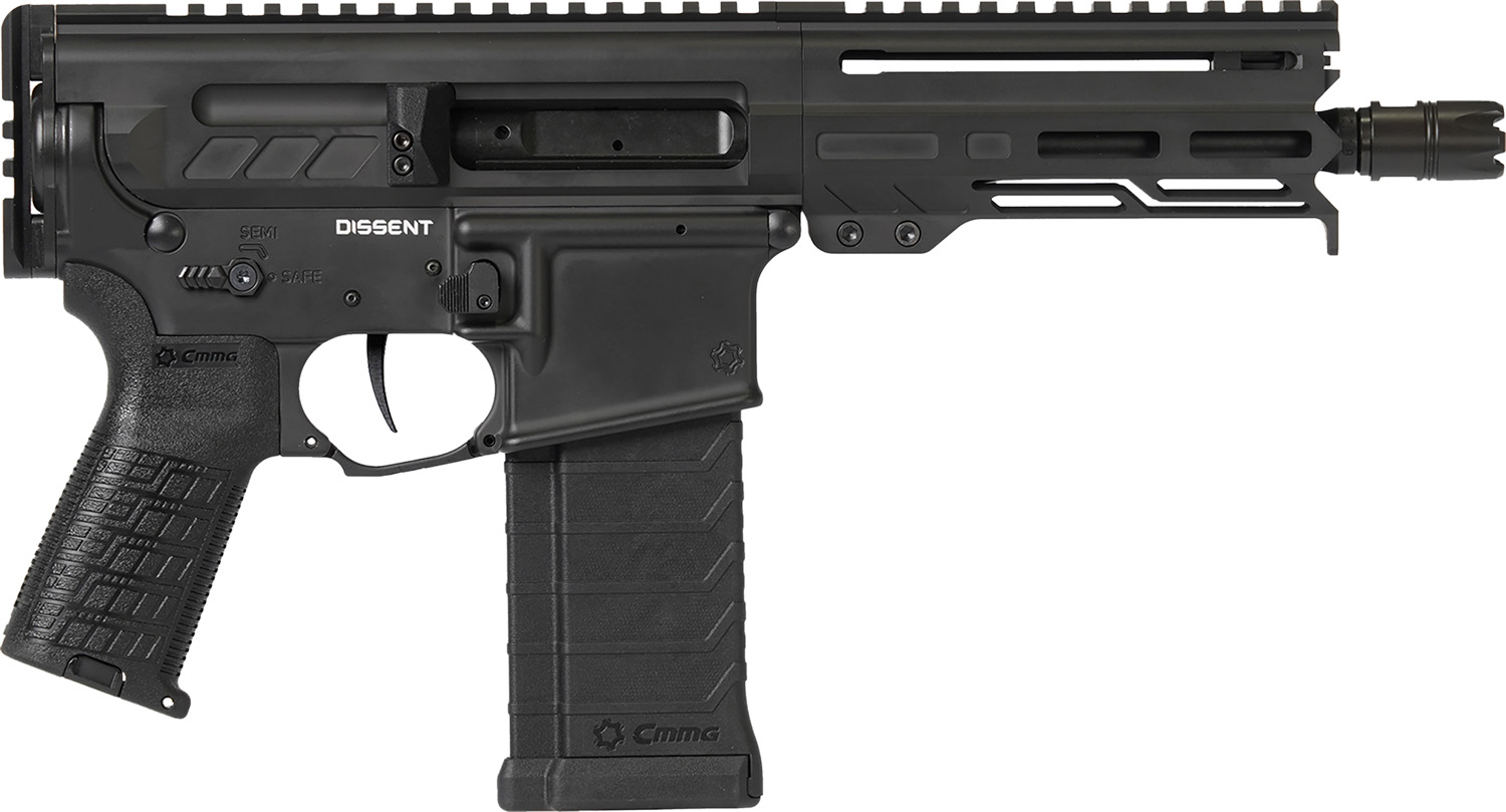 CMMG Dissent 5.7x28mm AR Pistol 6.5" 32+1 Black