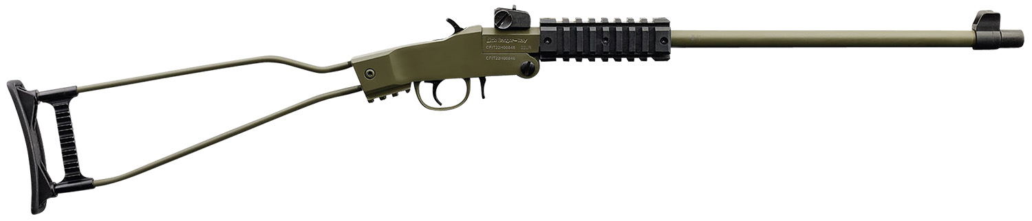 Chiappa Little Badger .22 LR Single Shot Rifle, OD Green