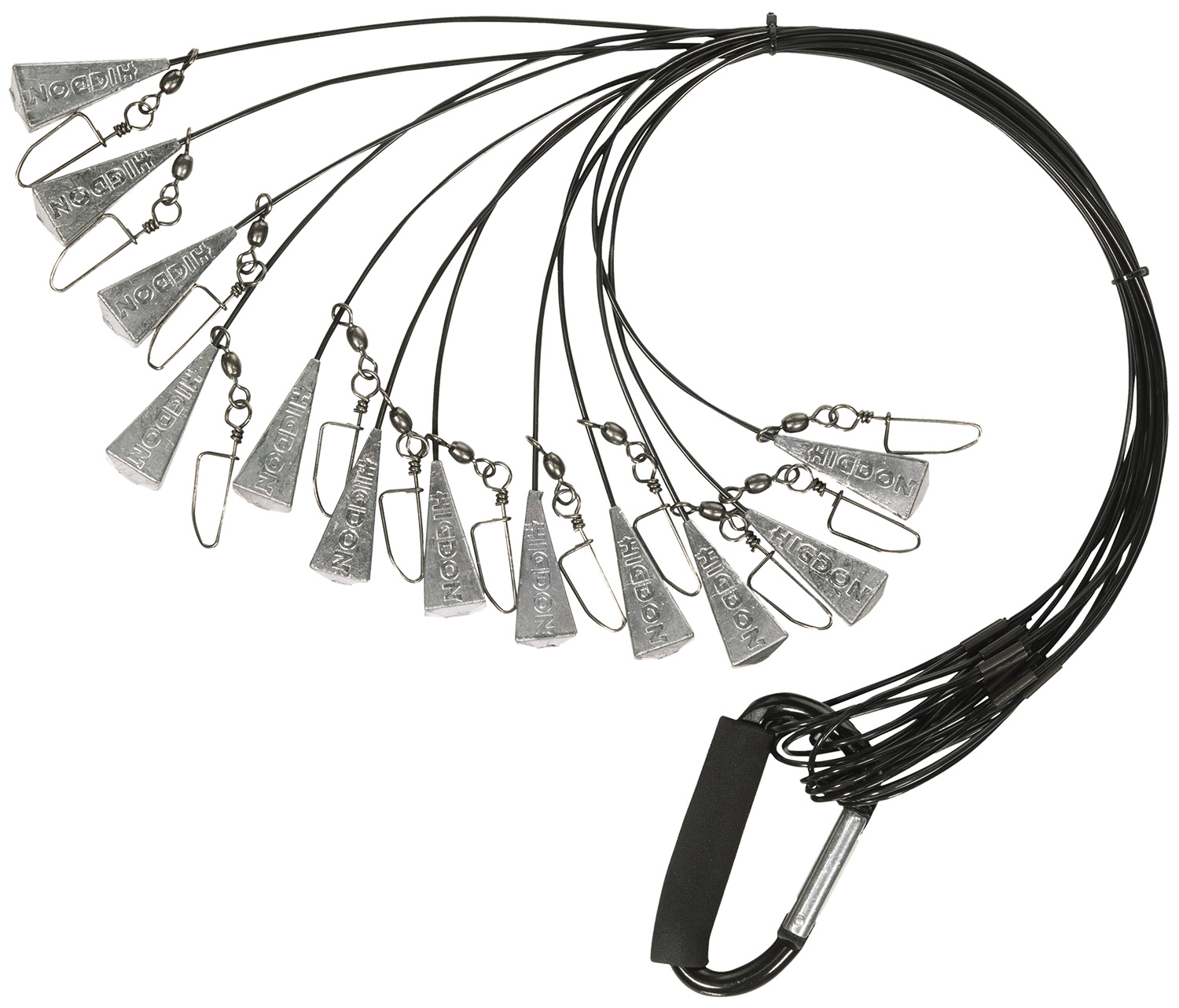 Higdon Outdoors 30330 Battleship Rig Black 54" Long 12 Pack