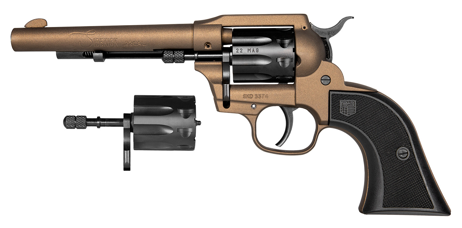 Diamondback Sidekick .22 LR Revolver, Midnight Bronze