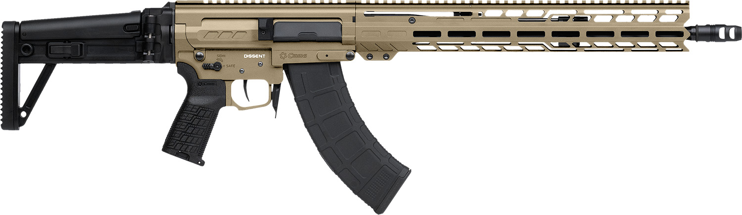 CMMG Dissent MK47 7.62x39mm AR Rifle, Coyote Tan
