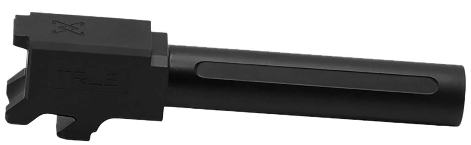 True Precision Inc TPP10CBXBL CZ 9mm Luger 4" Fluted Black Nitride Stainless Steel, Fits CZ P10C