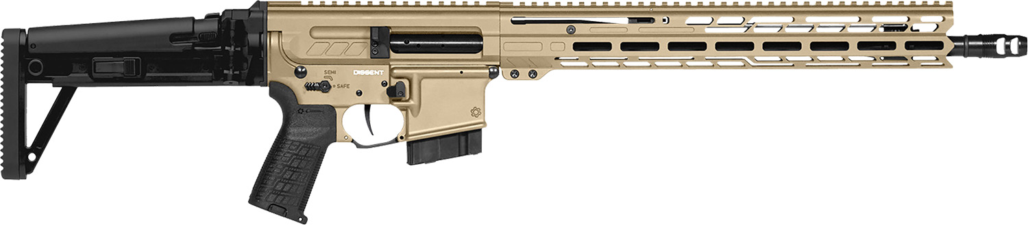 CMMG Dissent MK4 .22 ARC 16.1" AR Rifle, Coyote Tan