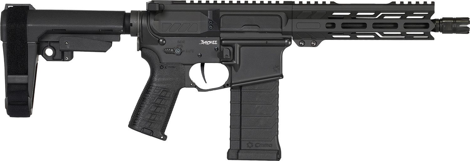 CMMG Banshee MK4 5.7x28mm AR Pistol, Black Nitride