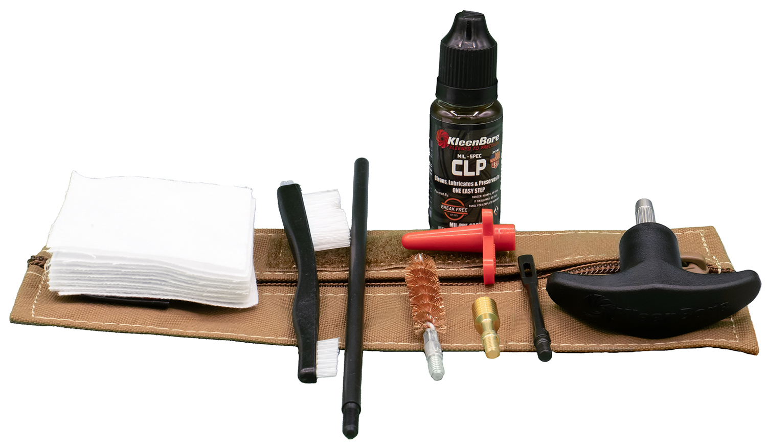 KleenBore KBMLE9 Compact Military/LE Handgun Tactical Kit  9mm