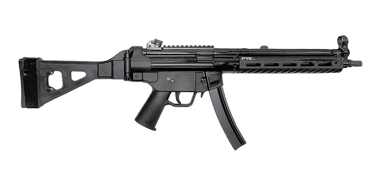 PTR 9LTBR 9mm Luger Semi-Auto Rifle with Tactical Brace