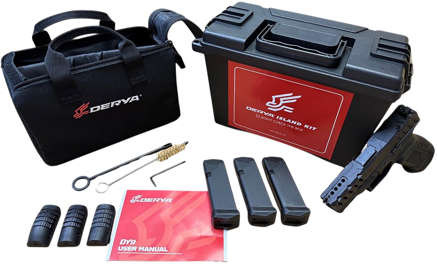 Derya DY9 Island Kit 9mm Pistol with Optics Ready Slide