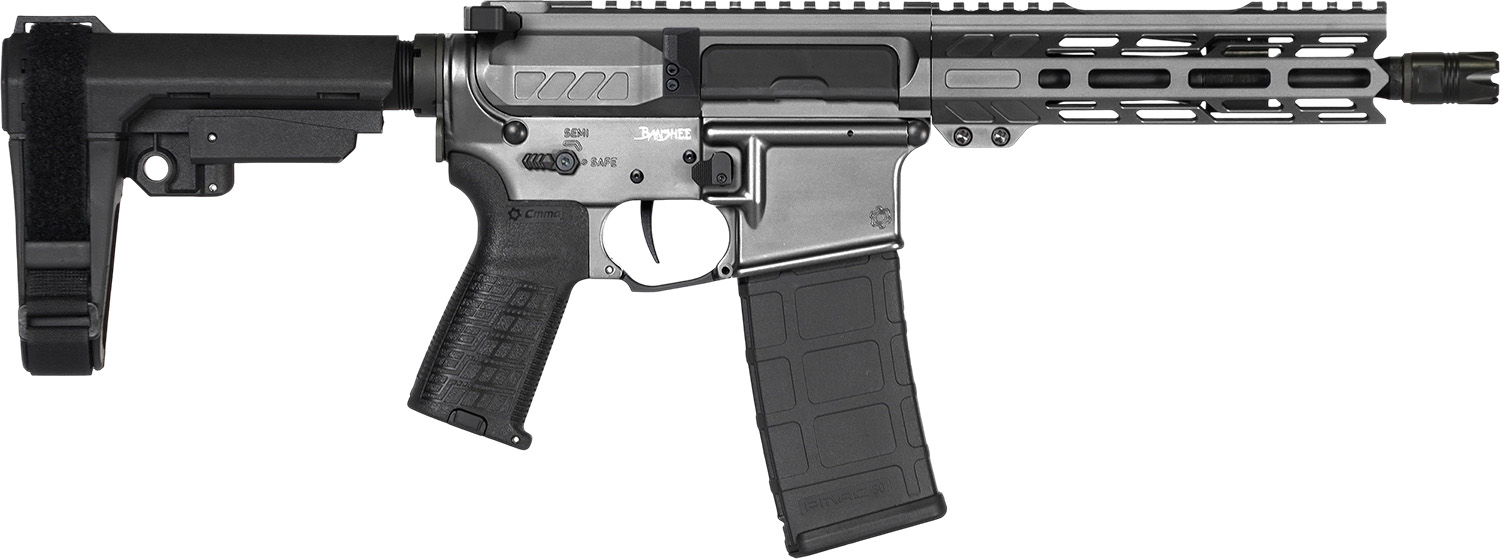 CMMG Banshee Mk4 300 Blackout AR Pistol 8" Tungsten