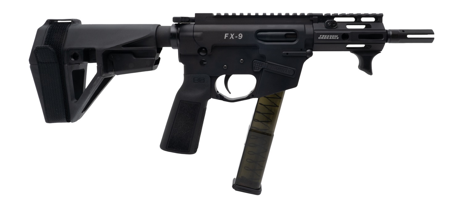 Freedom Ordnance FX9P Elite 9mm AR Pistol, 4" Barrel