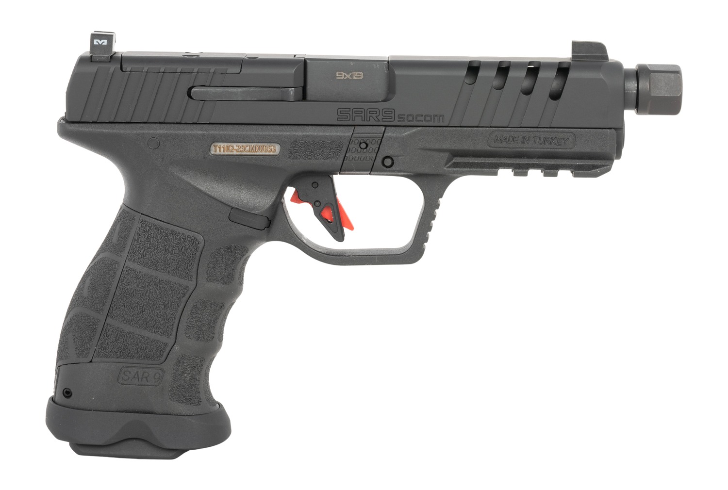 Sarsilmaz SAR9 SOCOM 9mm Full Size Pistol 10+1