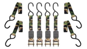 MUDDY MUD-SDRS8-4PK   1"X8' STD DUTY RATCHET STRAP