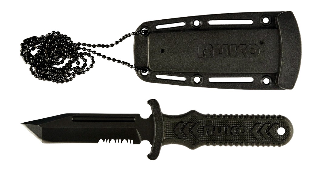 RUKO RUK0098 440A TIN 3"NECK/BOOT KNIFE