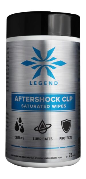LEGEND AS-SW-75      AFTERSHOCK CLP SATURATED WIPE