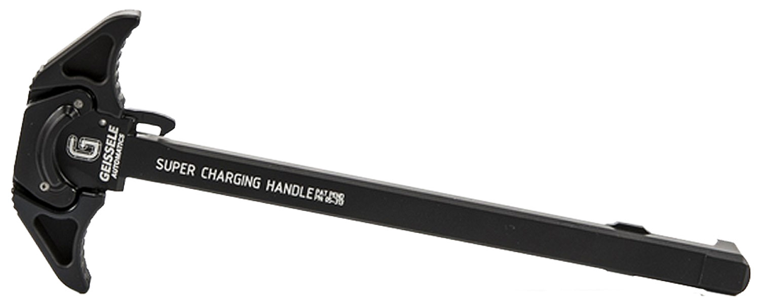 Geissele Automatics 05476B Super AR-10 Black Black Hardcoat Anodized 7075-T6 Aluminum Ambidextrous Hand
