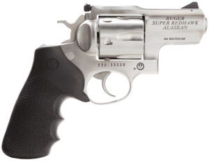 Ruger 5303 Super Redhawk Alaskan 44 Rem Mag  2.50" Barrel 6rd Cylinder, Satin Stainless Steel,   Hogue Tamer Monogrip, Transfer Bar Safety