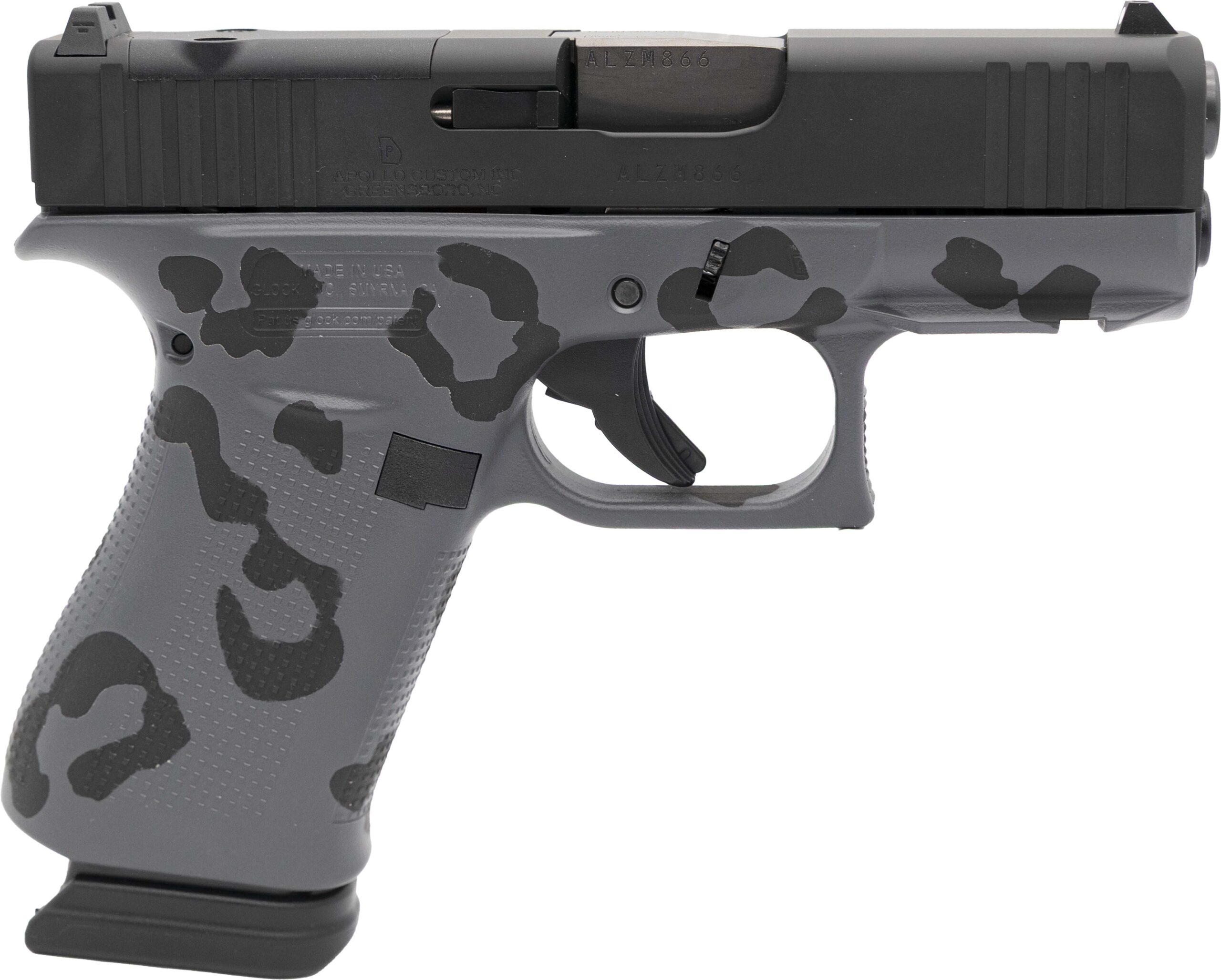 Glock 43X MOS 9mm Black/Gray 15-Round Pistol