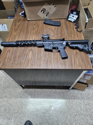 Radical Firearms AR15 10.5" SBR 556 Rifle w/ AB A-10 5.56 Suppressor and Optic