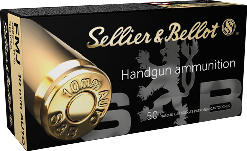 S&B 10MM 180GR FMJ 50RD - 20BX/CS