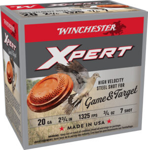 WINCHESTER XPERT STEEL 20GA - 2.75" 3/4OZ #7 25RD 10BX/CS