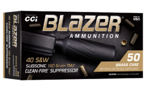 CCI BLAZER BRASS 40S&W SUP 180GR TMJ