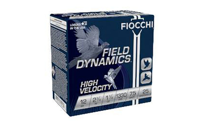 FIOCCHI HV LD 12GA 2.75" #7.5 25/250