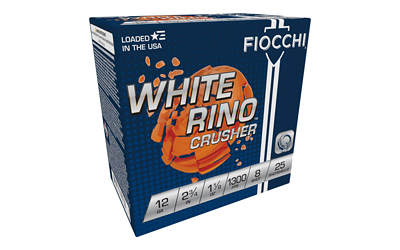 FIOCCHI W RINO CRSHR 12GA #8 25/250