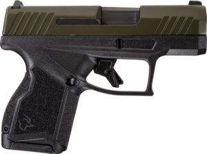 Taurus GX4 9mm 11-Round Pistol - Matte Black/Green