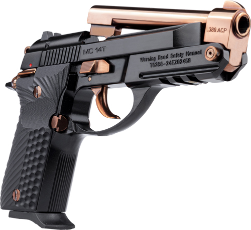 Girsan MC14T Colorway .380 ACP Pistol - Rose Gold/Gloss Black